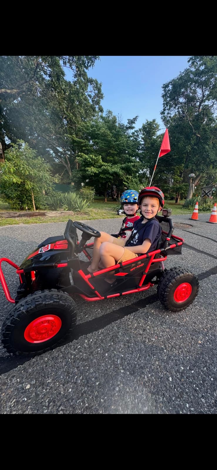 First Ride On 36V Kids Ride On UTV, 2-Seater 400W Electric Car for Kids 6+, 5-8 MPH Speed, 14