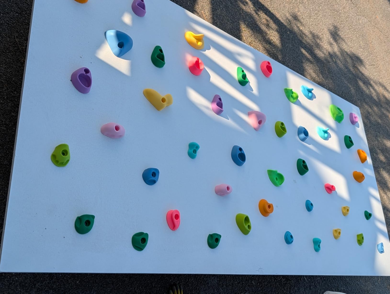 32 PCS Rock Climbing Holds for Kids,Rock Climbing Wall Grips Climbing Rocks Wall Kit for Indoor and Outdoor Playground Play Set with Hardware （Style A） customer photo 1