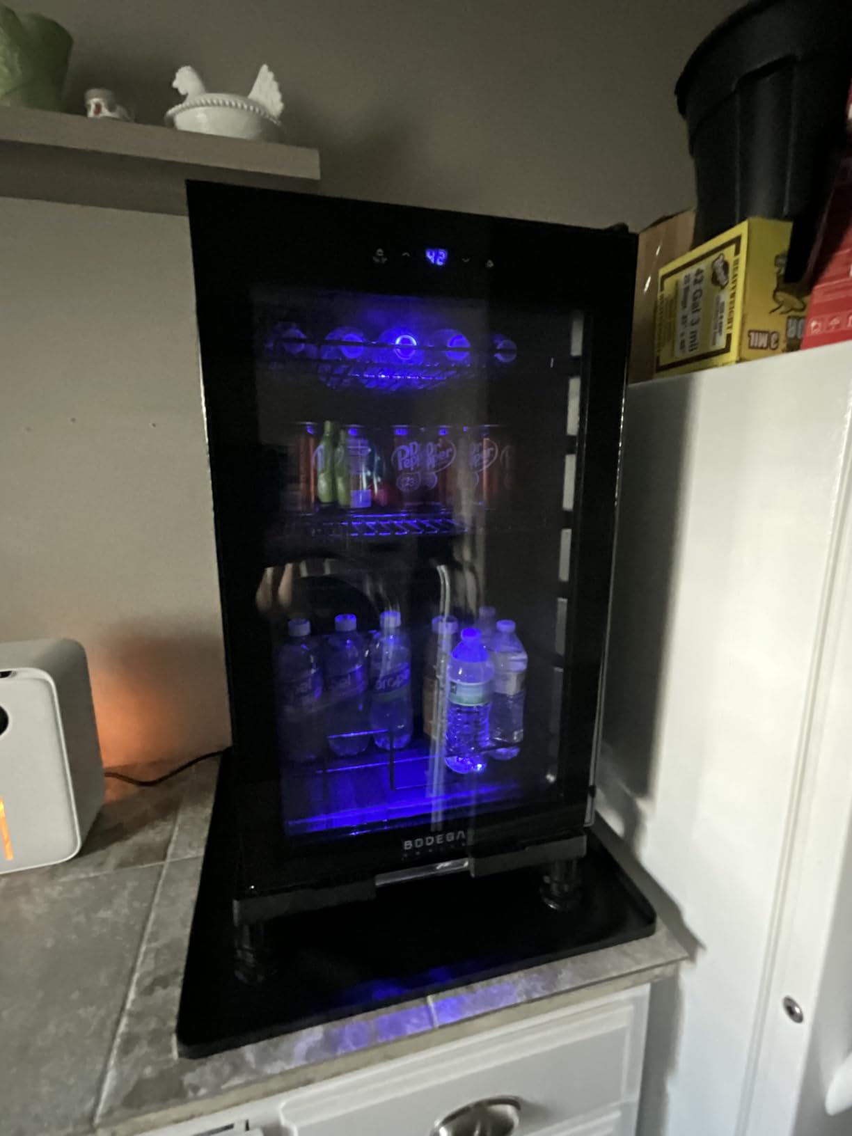Commercial Back Bar Refrigerator, 20.5 Cu Ft Beverage Fridge Sainless Steel | 3 Glass Door Counter-Height Beverage Cooler,Adjustable Shelves，LED Lighting,Lock&6 Casters, for Restaurant Club Nightclub Bar customer photo 2