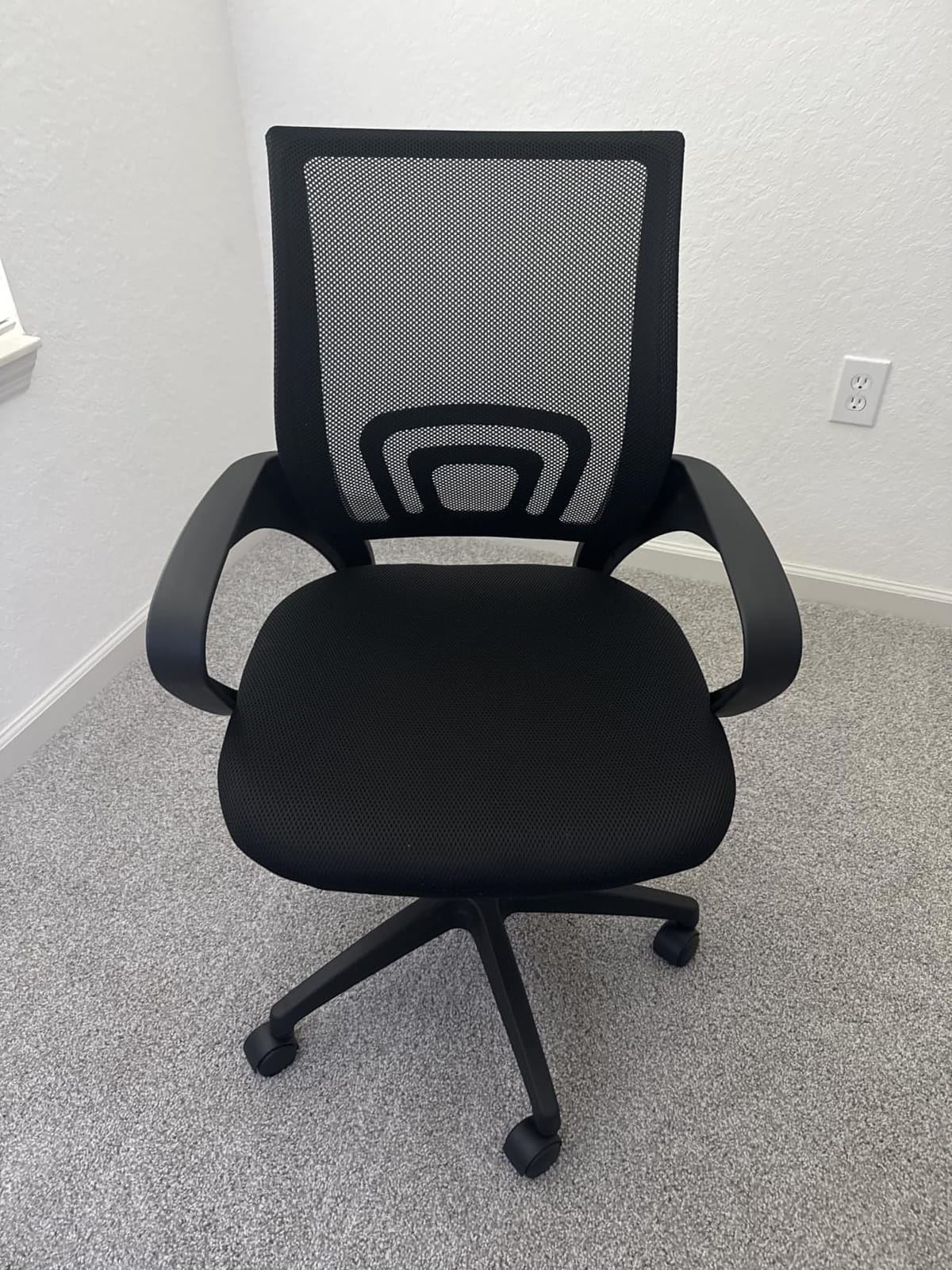 BestOffice | Ergonomic Office Chair | Mid-Back Swivel Desk Chair | Breathable Backrest & Lumbar Support | Adjustable Height | Sponge Seat | Rolling Wheels | Peach Pink | for Adults & Women customer photo 2