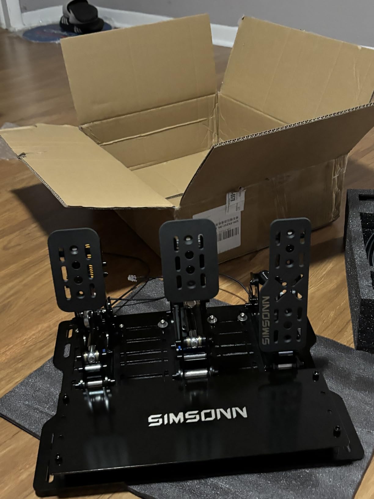 SIMSONN Plus X Racing Simulator Hydraulic Pedals customer photo 1