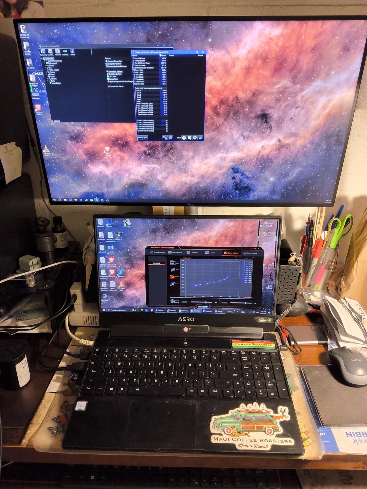 WALI Computer Monitor Stand with Storage and Pen Holder customer photo 1