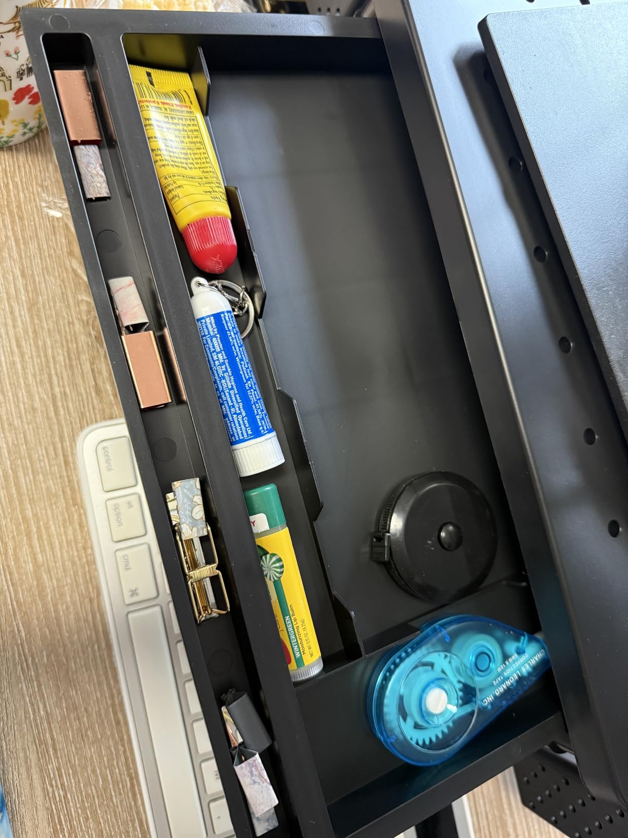 WALI Computer Monitor Stand with Storage and Pen Holder customer photo 2