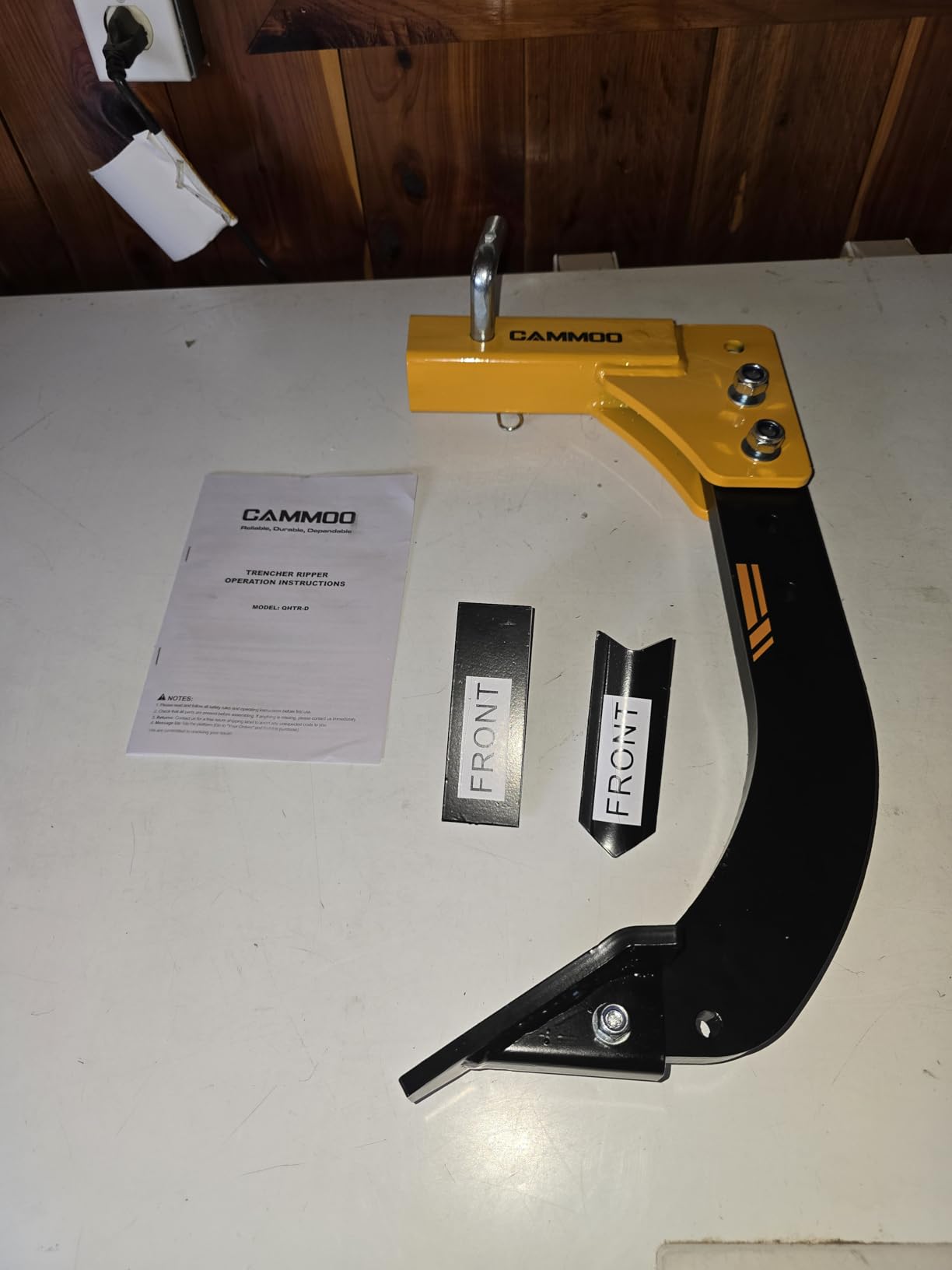 CAMMOO Hitch Mounted Trencher Ripper, 2