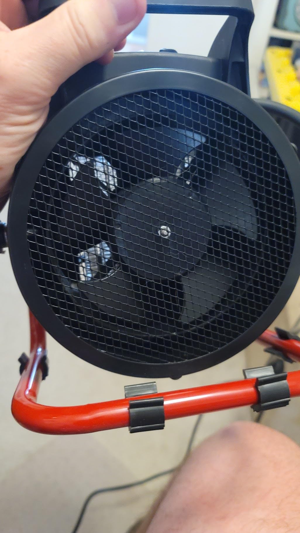Greenhouse Heater with Digital Thermostat 1500W Grow Tent Heater (Red) customer photo 1