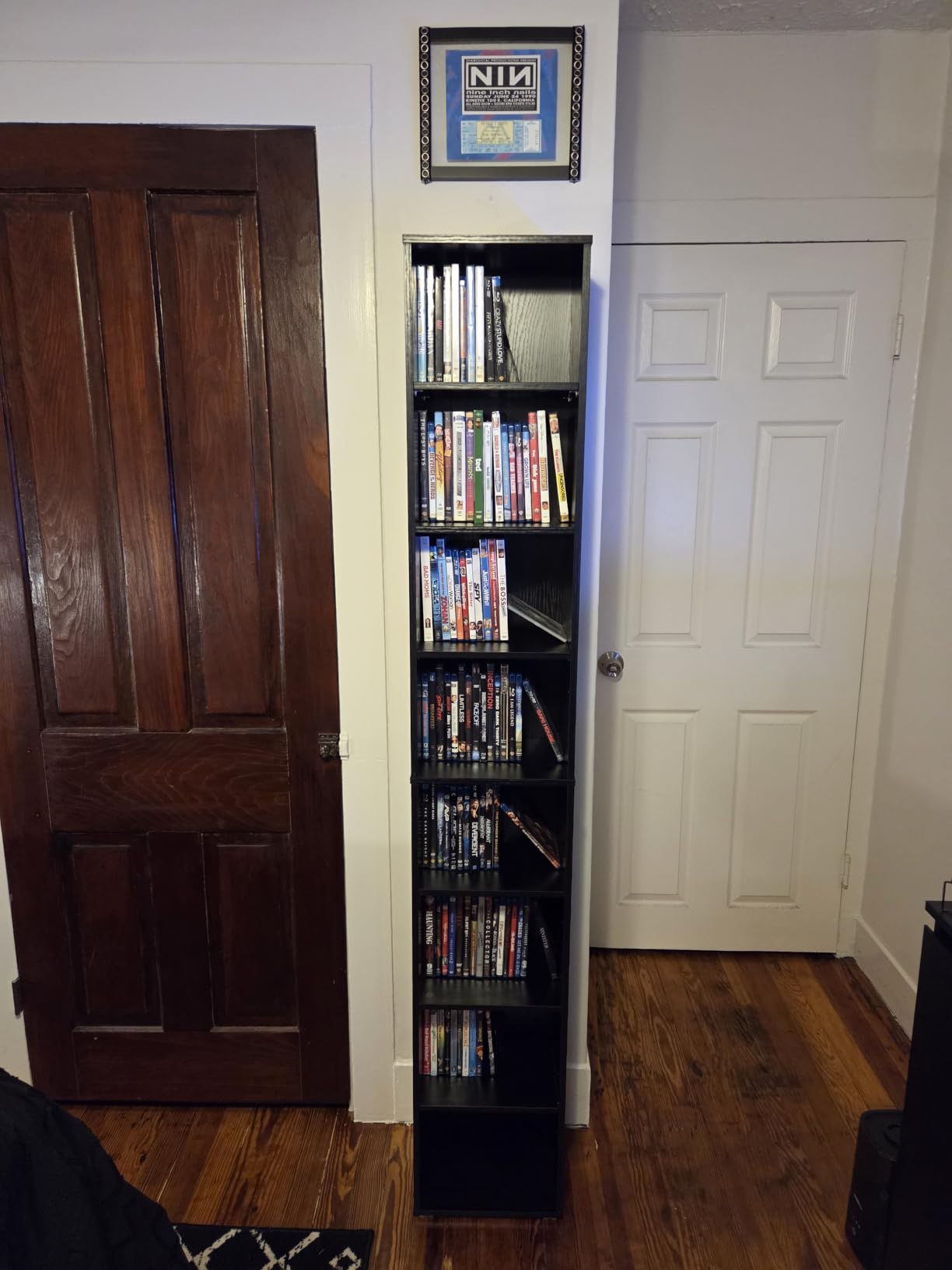 IRONCK Tall Narrow Bookshelf 8 Tiers, Compact Corner Bookcase, Floor Standing Display Storage Shelves 71 in Tall, Easy to Match for Living Room, Office, Study, Bedroom customer photo 2