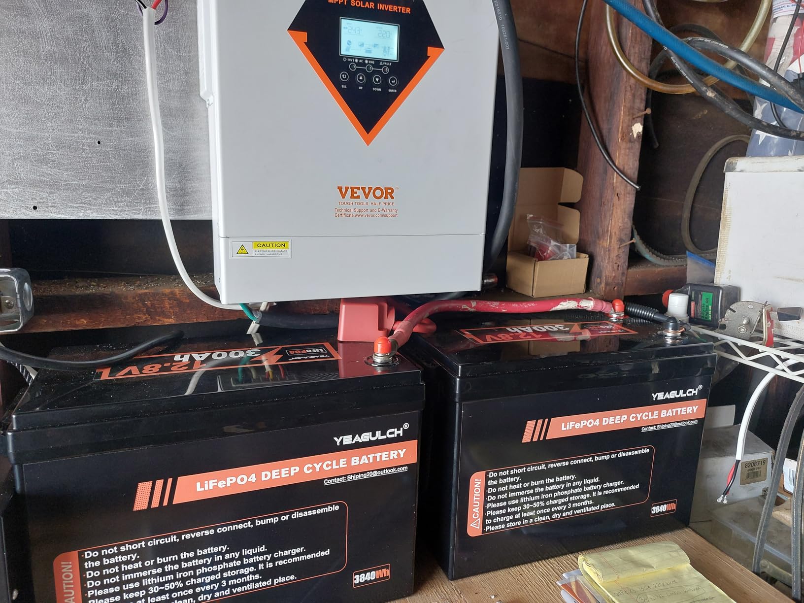 Upgrade 12V 150Ah LiFePO4 Lithium Battery 100A BMS 15000+ Deep Cycle | 1920Wh Rechargeable Low Temp Cut Off Lithium Battery for Camping, Solar, RV, Marine, Off-Grid Applications customer photo 1