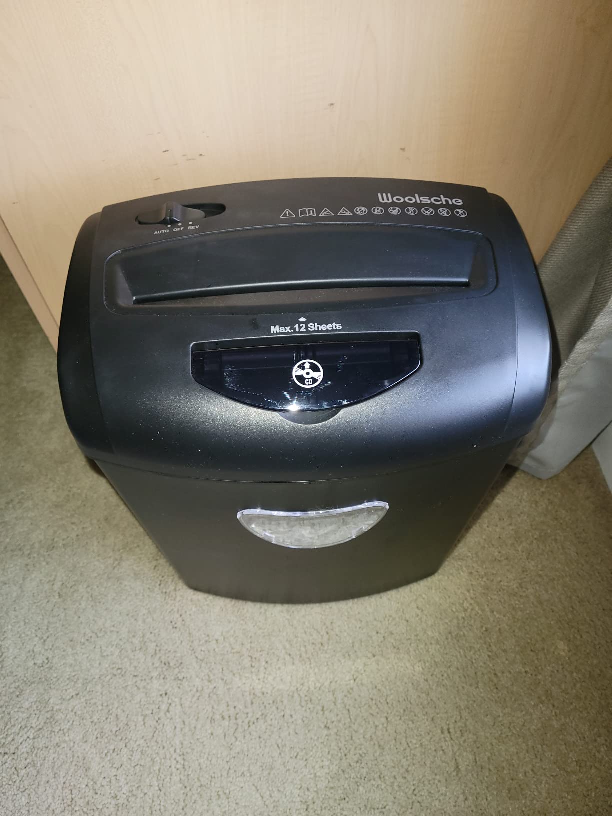 Paper Shredder for Home,10-Sheet Cross Cut with 13L Basket, P-4 Security Level,3-Mode Design - Shreds CD and Credit Card,Shredders for Home Use customer photo 1