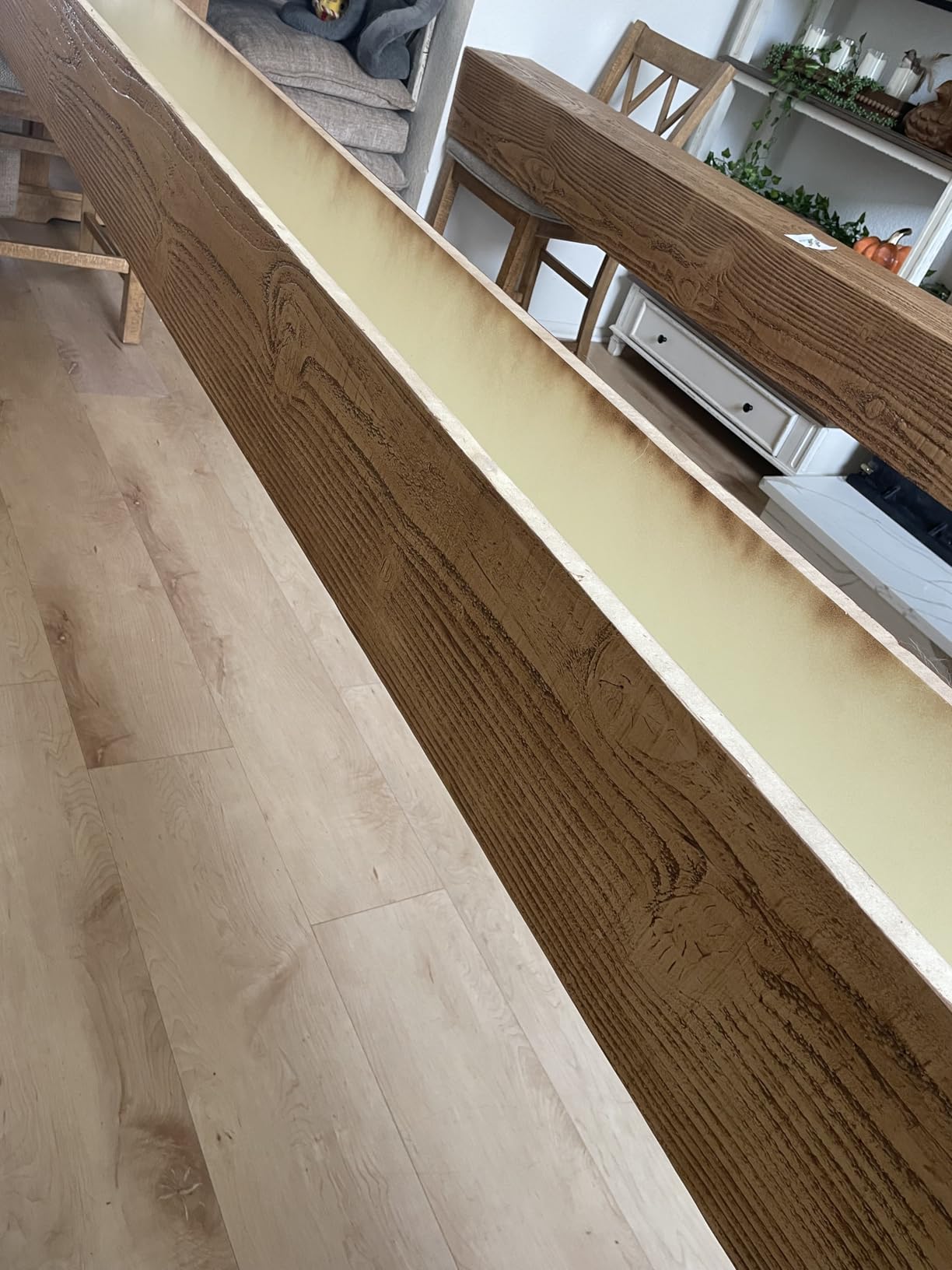 Heritage Timber MENA Faux Wood Beam, 3-Sided (U-Beam), 5 1/2