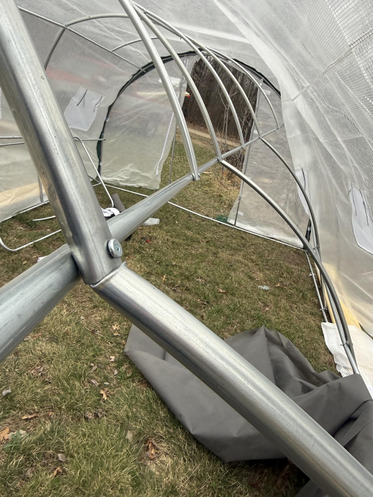 Quictent 20x10x6.6 FT Premium Greenhouse for Outdoors with 2 Door Frames customer photo 2