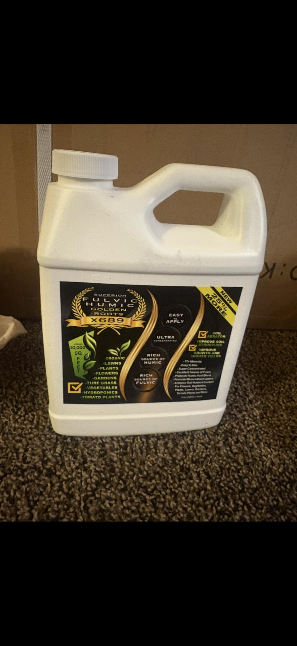 Liquid Aeration for Lawn - Humic & Fulvic Acid, Covers 10,000 Sq Ft customer photo 2