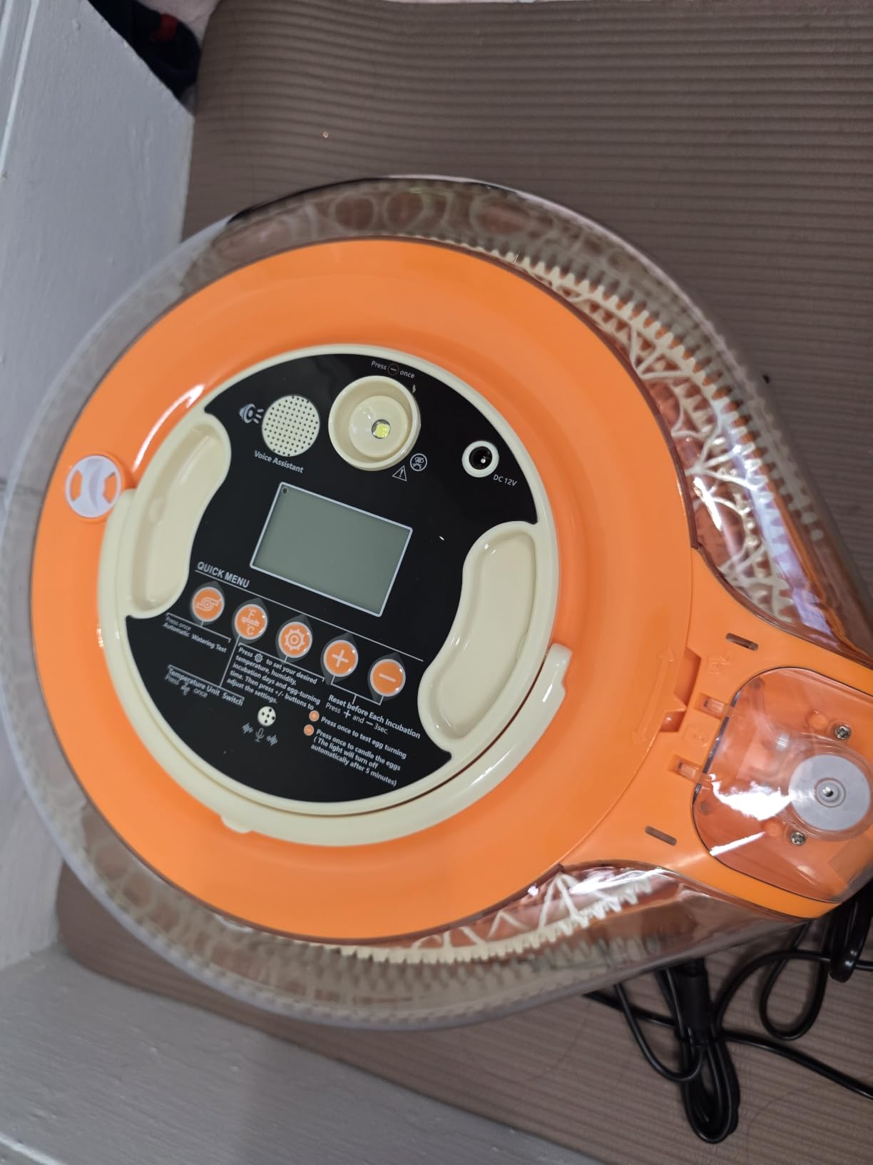 26 Incubators for Hatching Eggs Smart Voice Control Incubator with Auto Temp Humidity Automatic Egg Turning 360° View Built in Egg Candler and Chick Holding Area for Chicken Duck Goose Quail Eggs customer photo 2