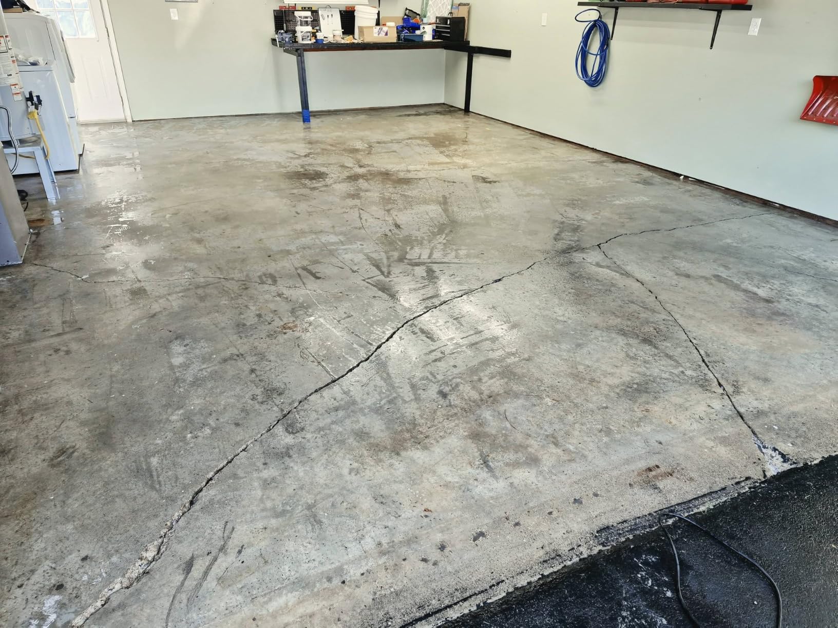 SENVEN Acrylic Concrete & Garage Floor Paint Gray 1 Gallon, Interior/Exterior Concrete Paint for Basement Floors, Porches, Driveways Concrete Coating for Decks Semi Gloss customer photo 2
