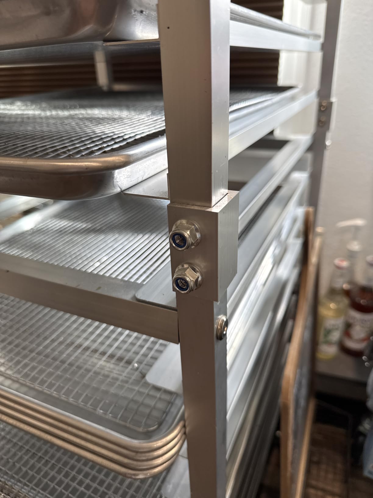lopeztek Commercial 20-Tier Half & Full Sheet Pan Rack with Wheels | 1/2 & Full Sheet Pan|Baking Bread Cooling Rack|Speed Bun Rack|Bakery Rolling Cart|Dough Proofing customer photo 1