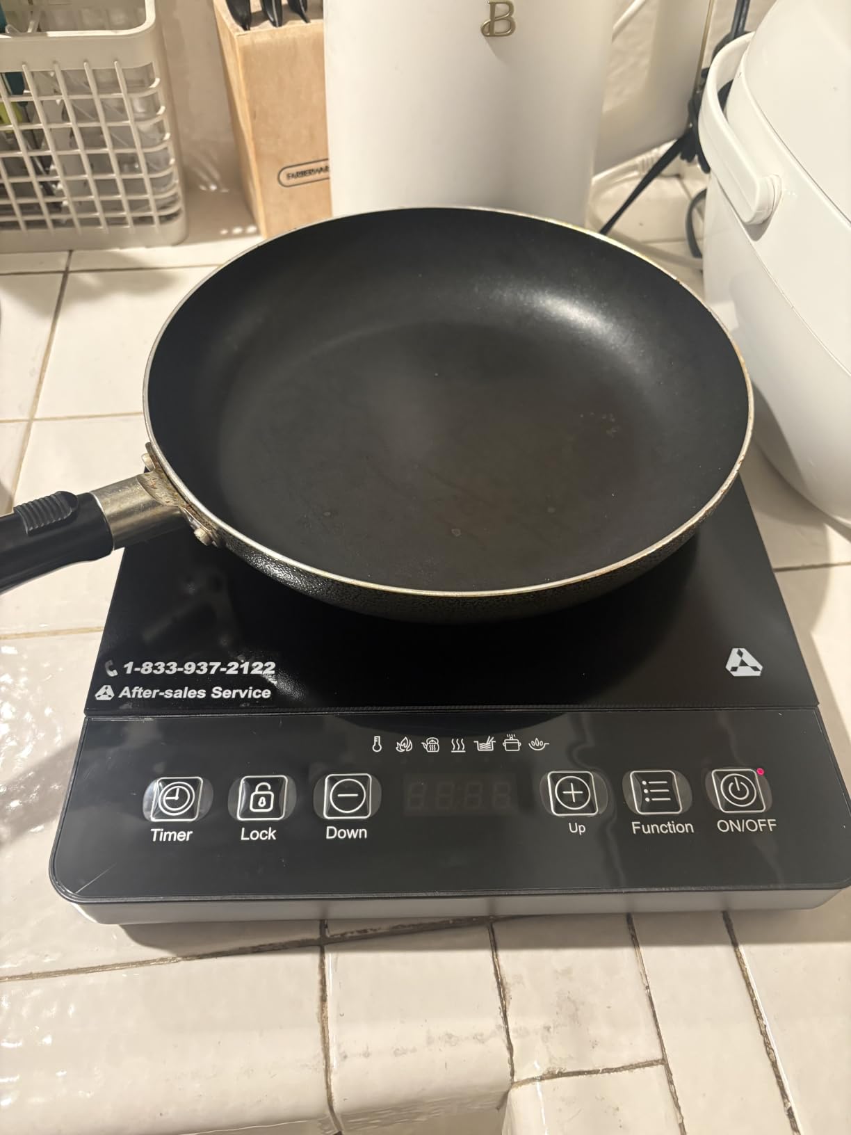 AAOBOSI Portable Induction Cooktop, 1800W, 20 Temp & Power Levels, Timer customer photo 1