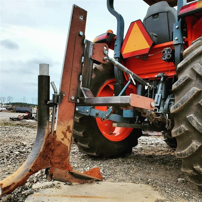 Pipe Layer Attachment for 3 Point Subsoiler Ripper, Wire Cable & 1