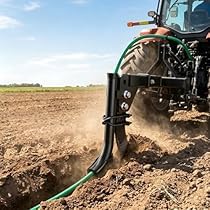 Pipe Layer Attachment for 3 Point Subsoiler Ripper, Wire Cable & 1