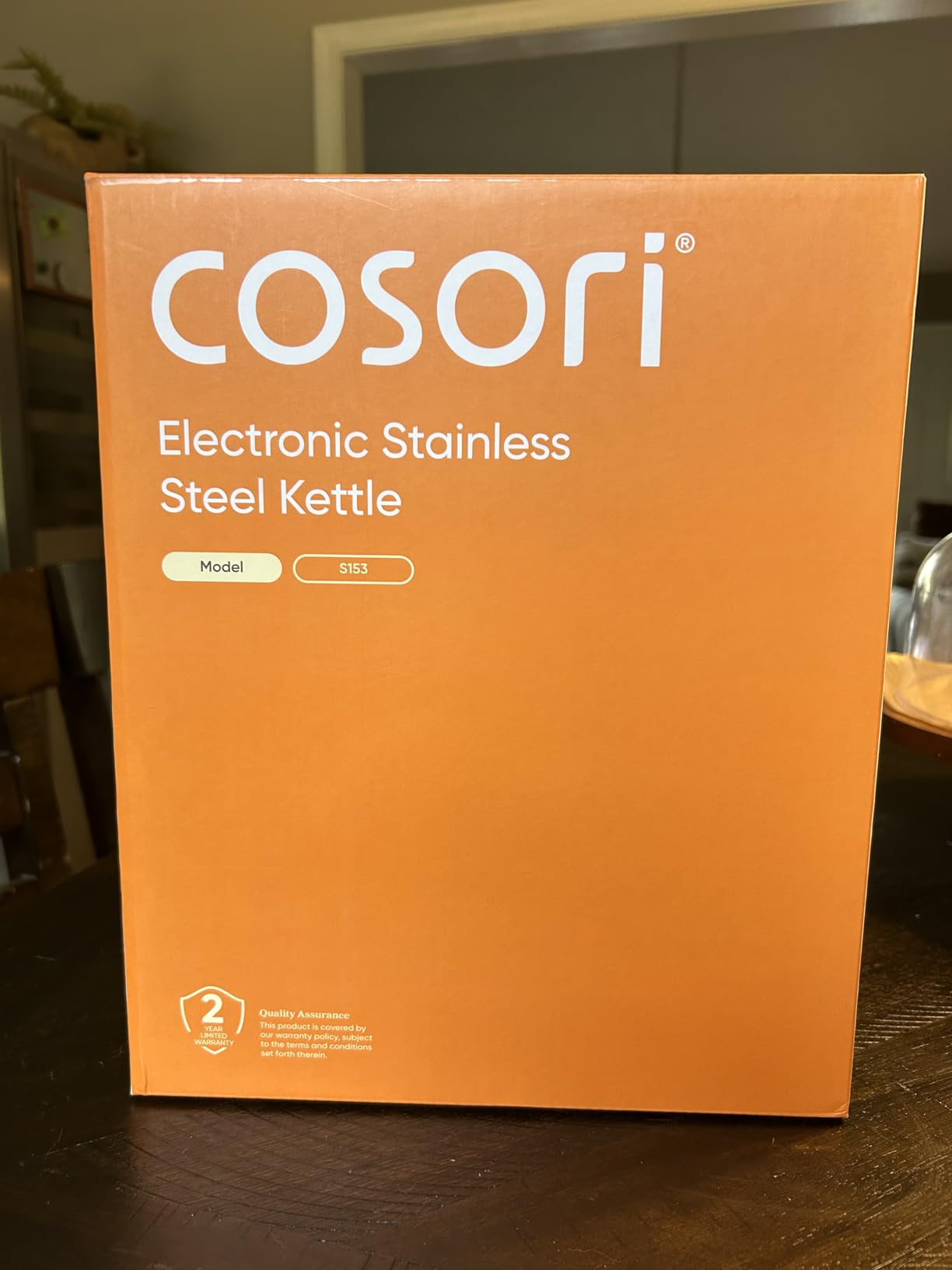 Cosori Stainless Steel Electric Kettle with Temperature Control, 1.7L | No Plastic Contact with Water, 5 Presets, ±5°F Temp Control, 60-Min Keep Warm, Dual Lid Opening, Tea, Coffee & Hot Water customer photo 1
