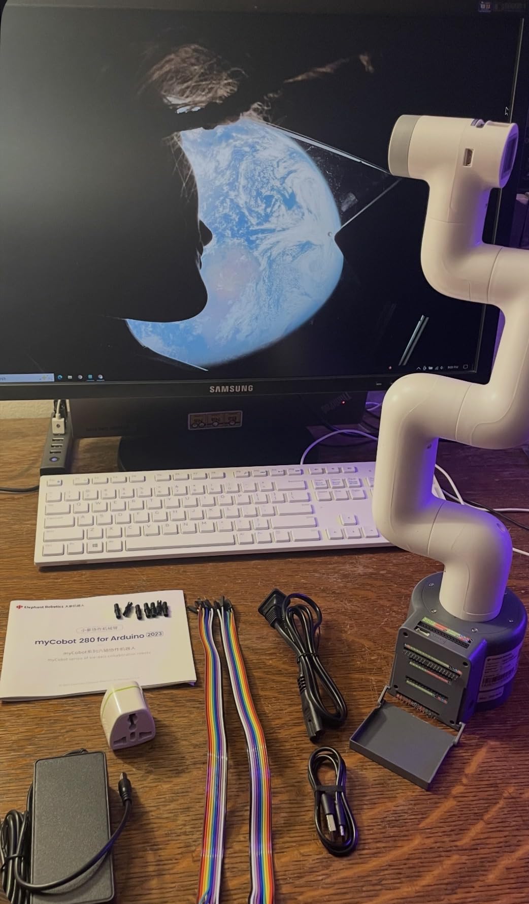 ELEPHANT ROBOTICS myCobot 280 6-Axis Collaborative Robot Arm, Programmable Desktop Cobot for STEM Education & Makers, Compatible with Arduino ROS Python customer photo 2
