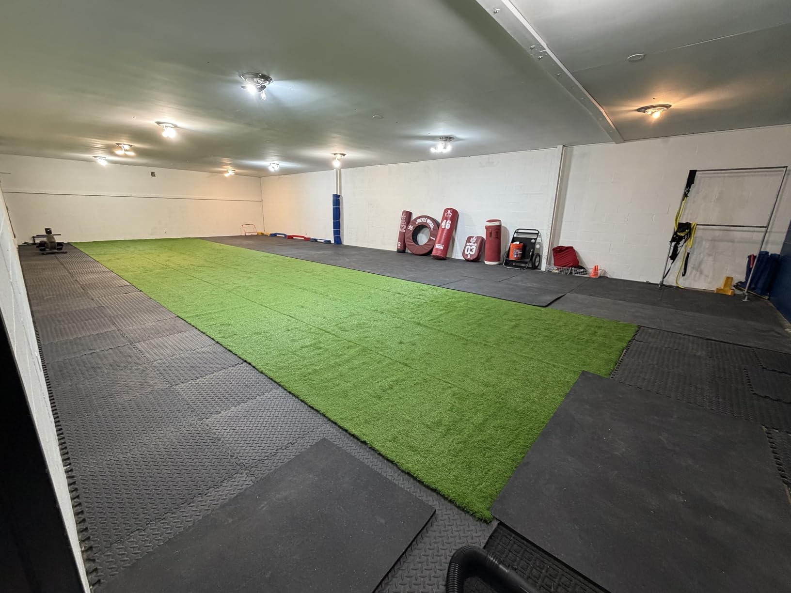 Yescom 4x33FT Gym Turf Artificial Grass Rug Exercise Mat for Sled Track | Flooring customer photo 1