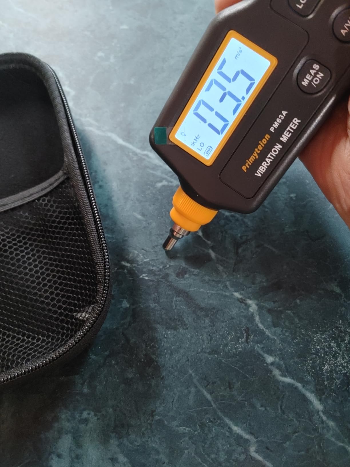 PM63A Vibration Meter Handheld, High-Precision Digital Vibration Tester, 20-Hour Continuous Runtime for Predictive Maintenance & Motor Analysis customer photo 2