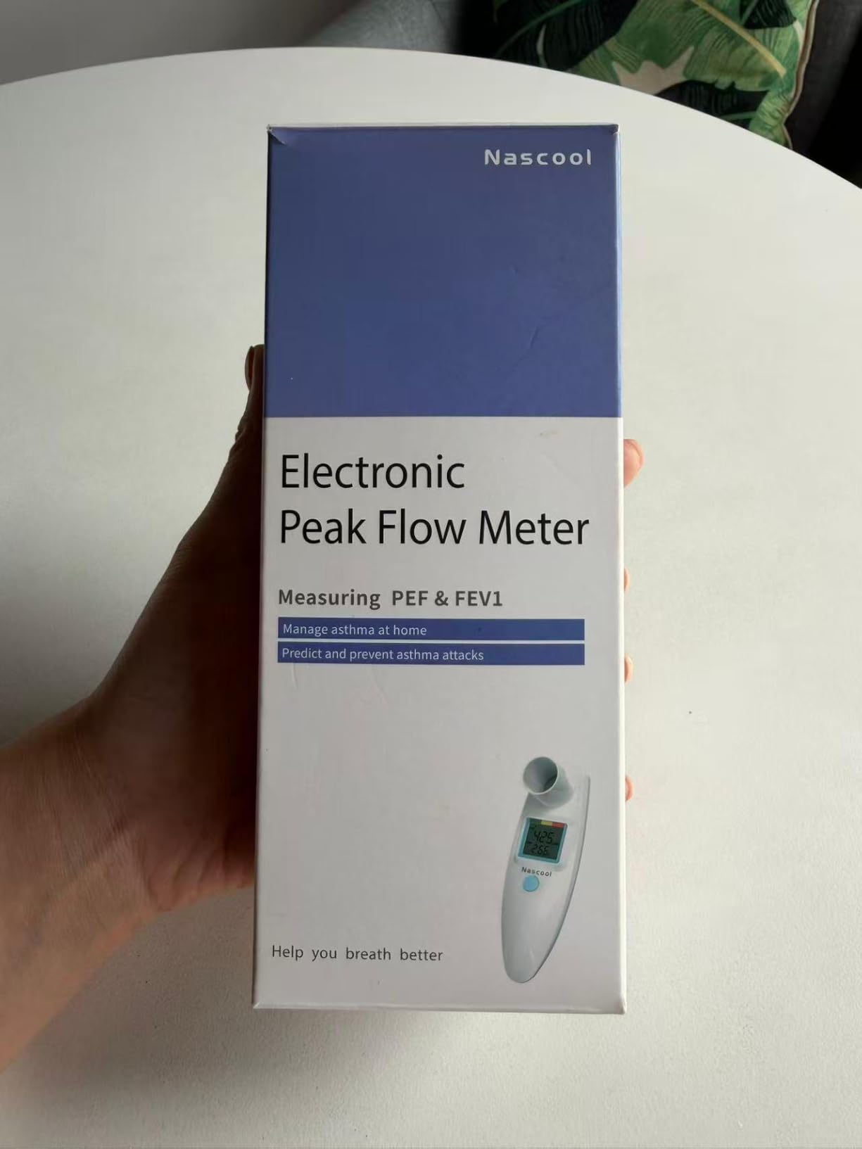 Digital Peak Flow Meter, Home Lung Monitor for Adults & Kids 4+ customer photo 1