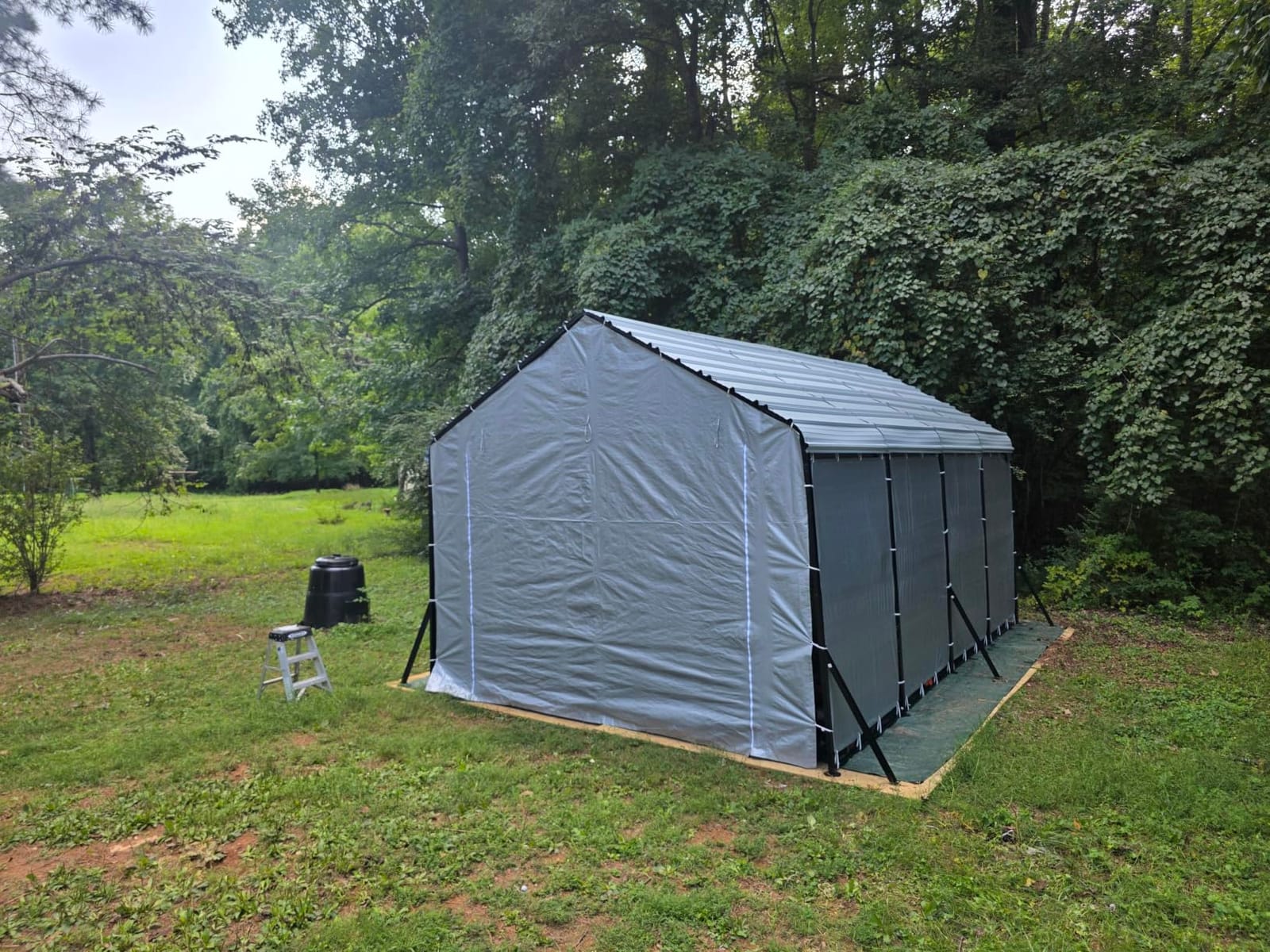 Jocisland 20x40 FT Heavy Duty Metal Carport for Multiple Vehicles customer photo 2