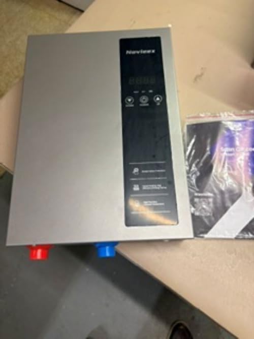 27kW Tankless Water Heater Electric, NOVIEEX 240V 3s Instant Hot Water Heater, Flow Rate Max 7.4 GPM, Supply for 3-4 Points, Indoor Installation, Heavy Duty Ideal for Whole House Use customer photo 2