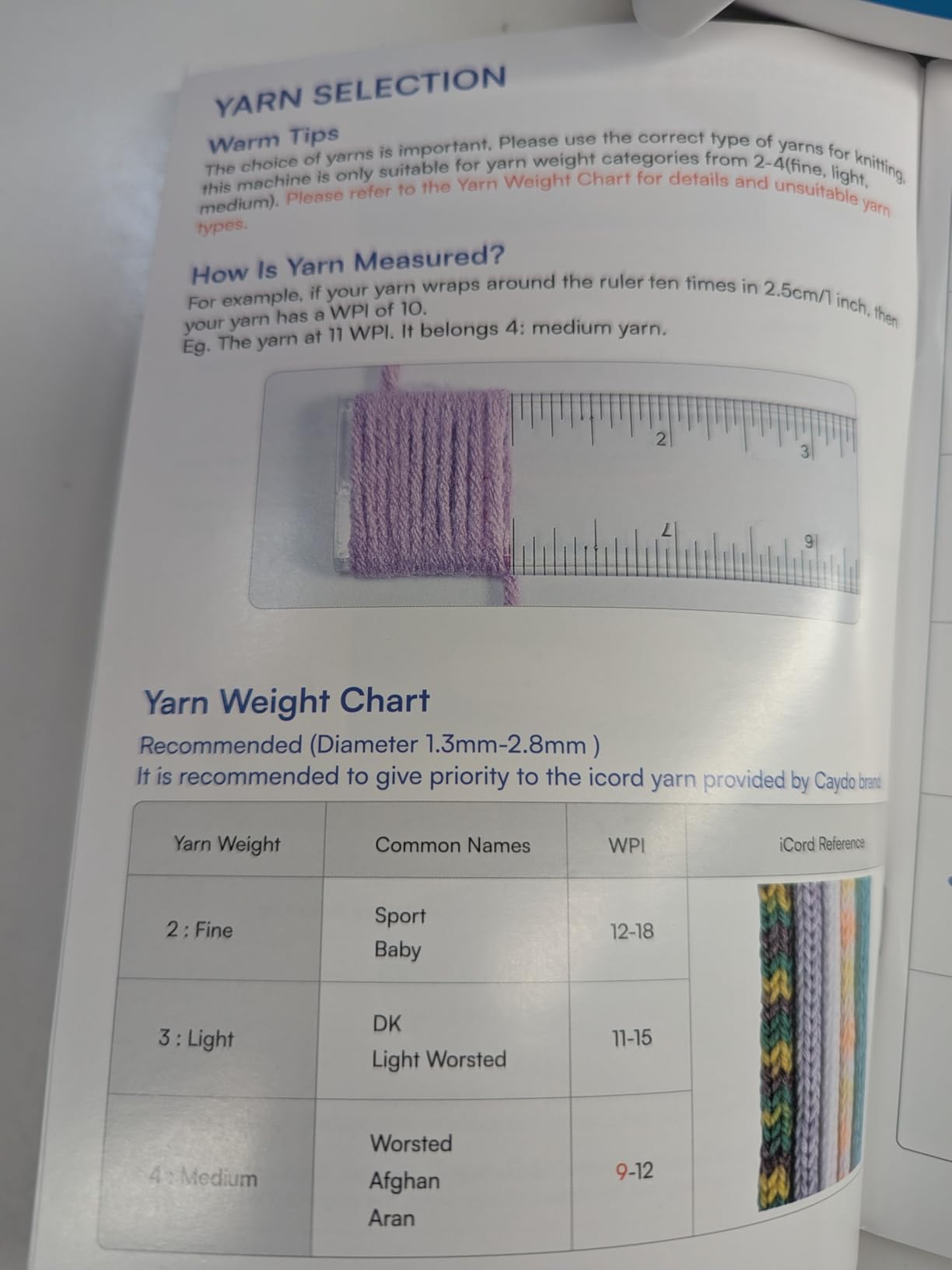 Caydo Automatic i Cord Knitting Machine Pro Starter Kit for Beginners, Blue customer photo 1