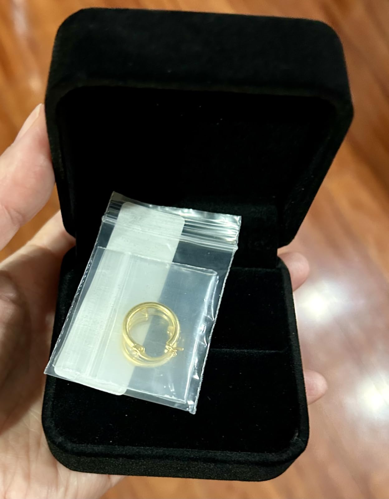 14K Yellow Gold Hoop Earrings for Women, Real Gold Classic Round Hoops, Lightweight Earrings with Secure Click-Top Closure, Small To Large Elegant Jewelry Gift for Daily Wear 12mm/16mm/25mm/30mm/35mm customer photo 1