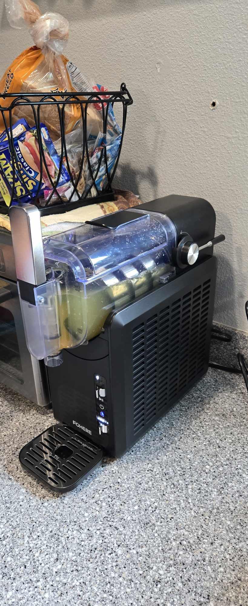 Commercial Ice Cream Machine 2000W, 20-28 L/H Yield Gelato Hard Serve Ice Cream Maker with 7L Stainless Steel Cylinder,LED Panel, Timer, Auto Clean for Restaurants Snack cafes customer photo 2