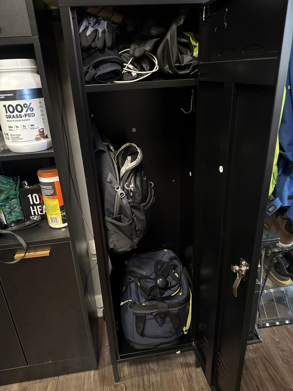 SUPEER 9-Door Metal Locker for Employees with Keyed Compartments customer photo 2