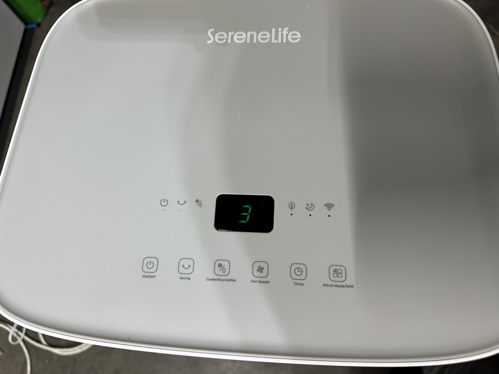 SereneLife Portable Swamp Cooler with 12000 CFM Power - Industrial Evaporative Air Cooler for Large Indoor & Outdoor Spaces, 150 L Tank, 60° Oscillation, 12-Hour Timer, Wi-Fi & Remote Control customer photo 1