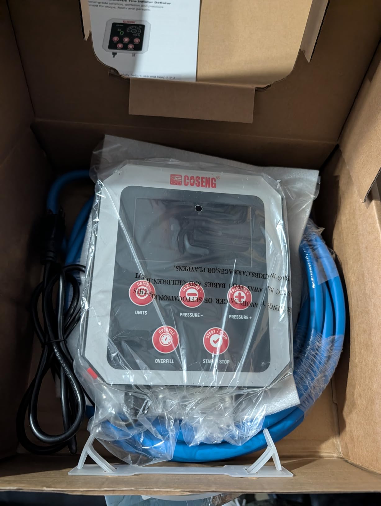 CS101 Wall-Mount Auto Tire Inflator/Deflator, Overfill Mode customer photo 1