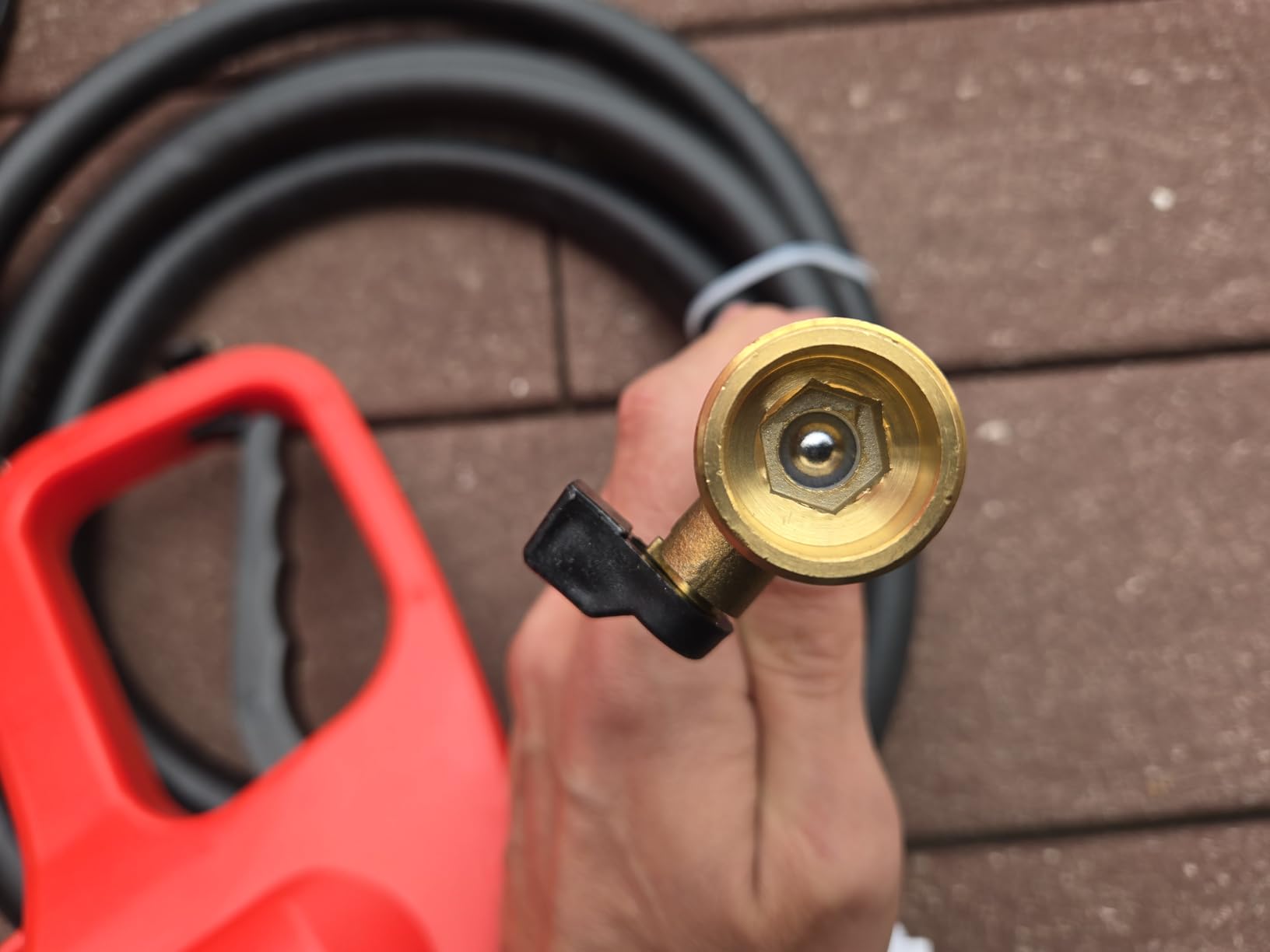 Garvee 16 Gallon Gas Can, Fuel Tank Container with 10 FT Manual Siphon Pump customer photo 1