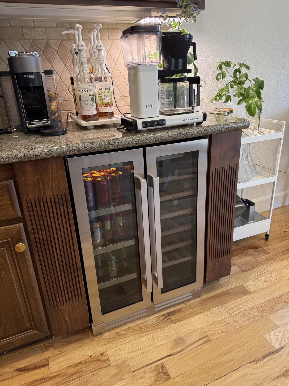 Ca'Lefort 24 Inch Wine Fridge, 52-Bottle Dual Zone Wine Cooler Refrigerator customer photo 1