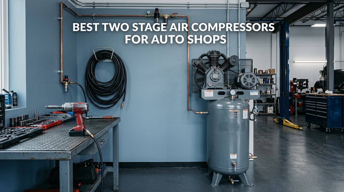 best two stage air compressors for auto shops