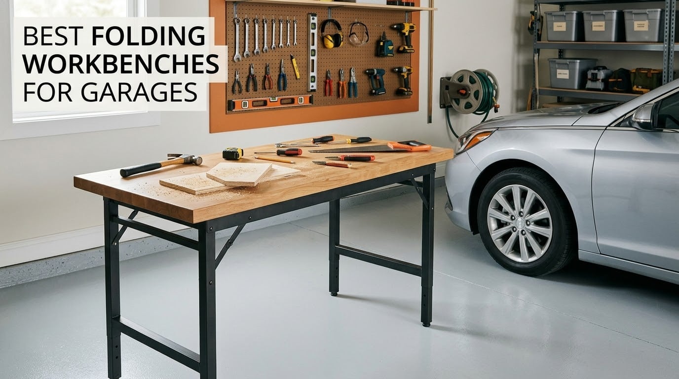 best folding workbenches for garages