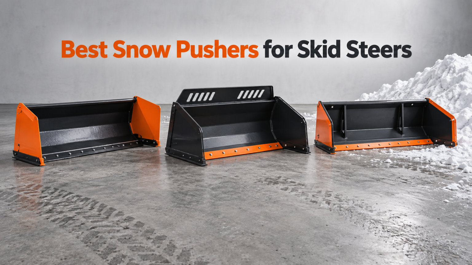 Best Snow Pushers for Skid Steers
