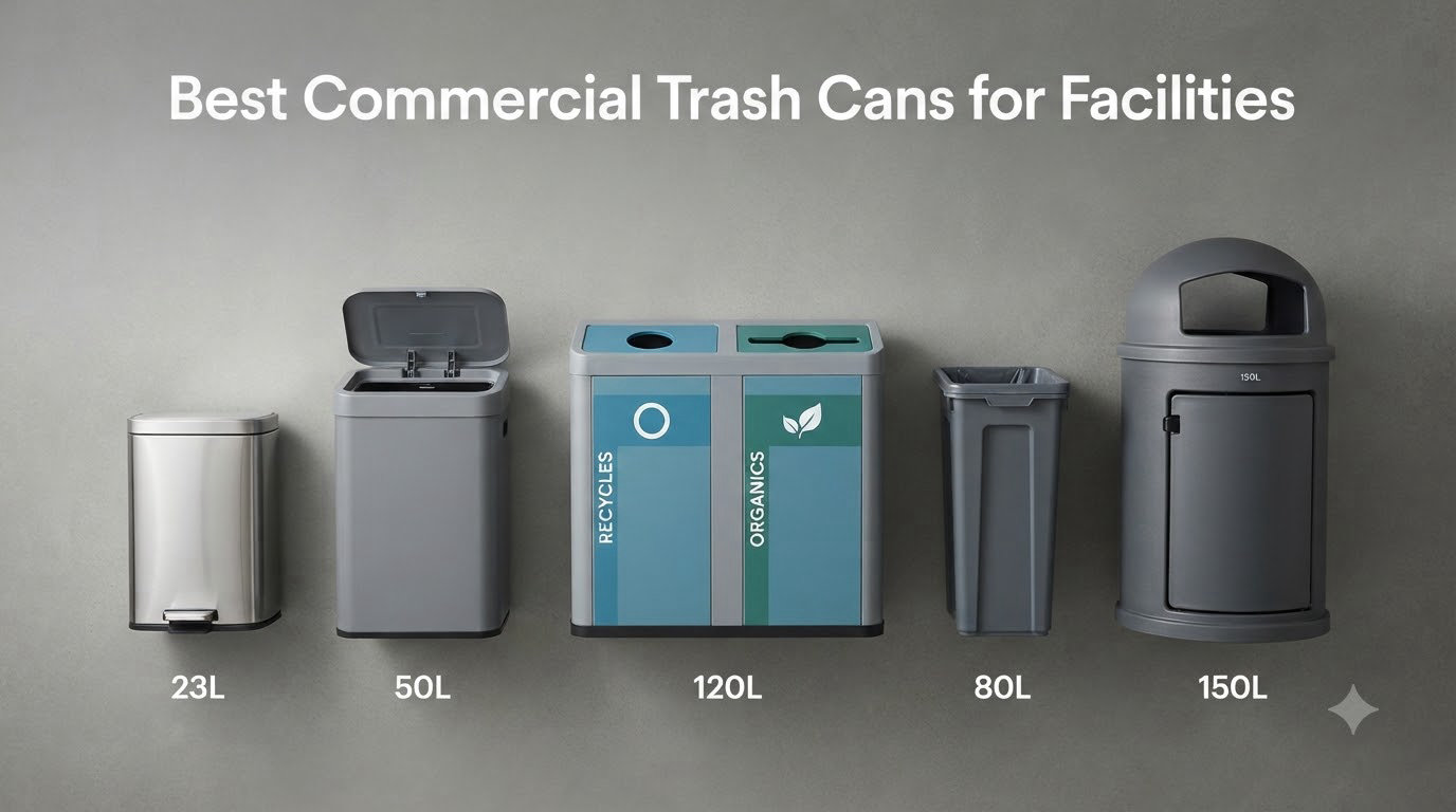 Best Commercial Trash Cans for Facilities