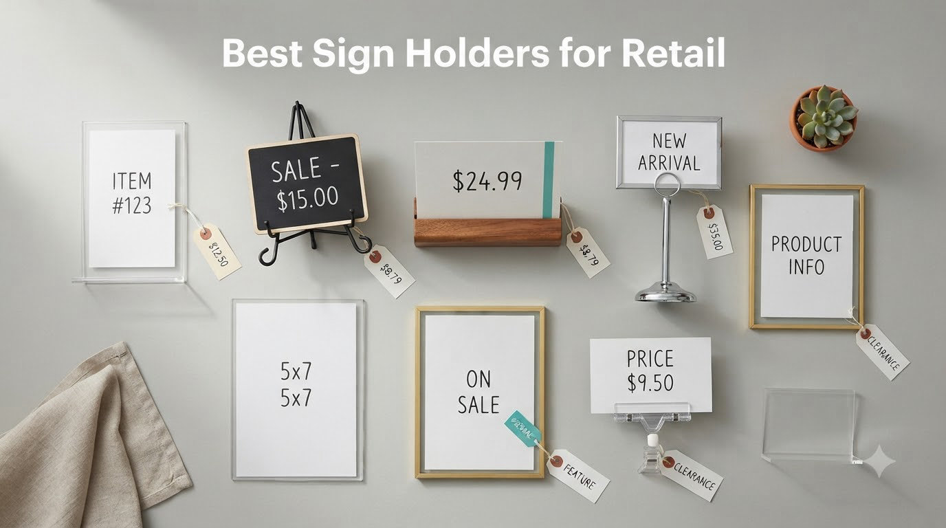 Best Sign Holders for Retail