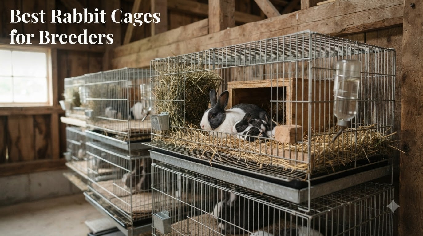 Best Rabbit Cages for Breeders