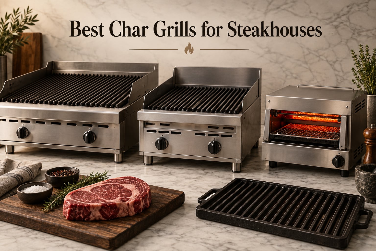 Best Char Grills for Steakhouses