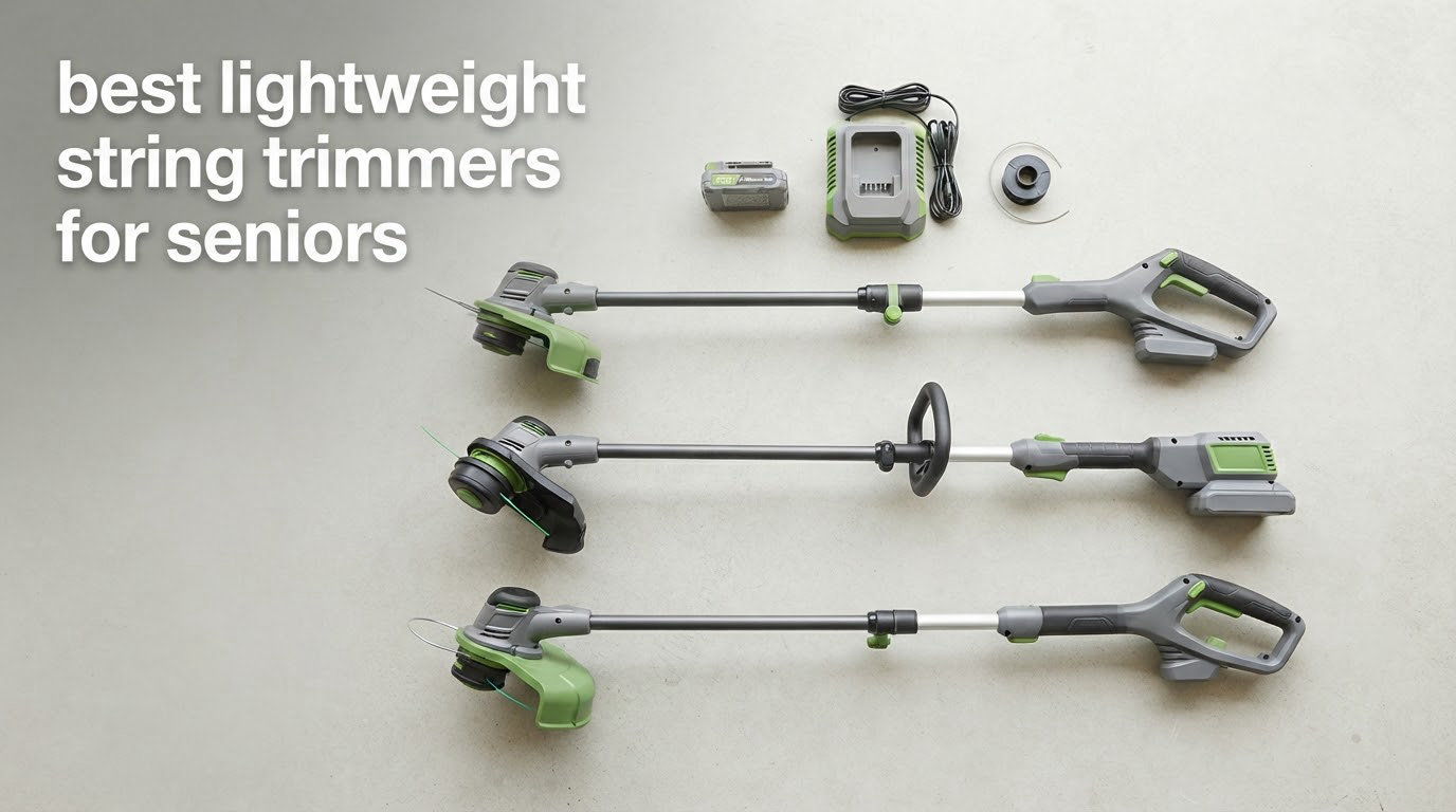 best lightweight string trimmers for seniors