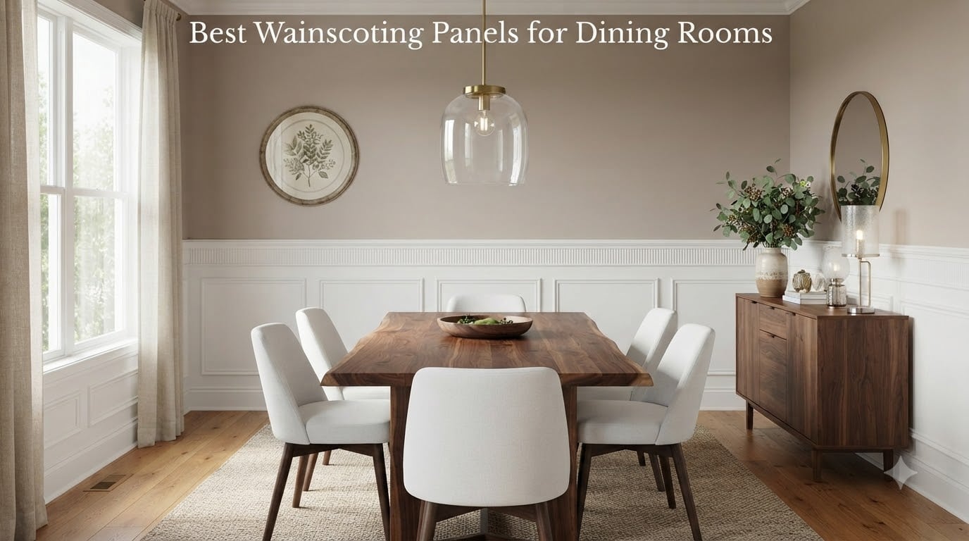 Best Wainscoting Panels for Dining Rooms