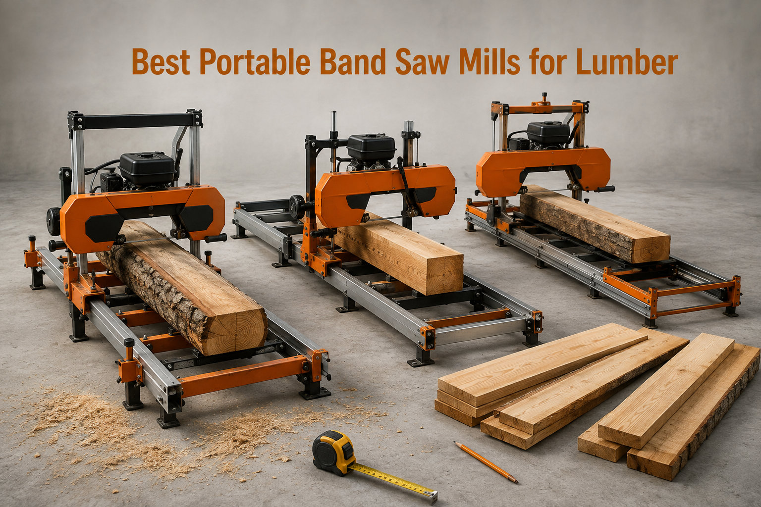 Best Portable Band Saw Mills for Lumber