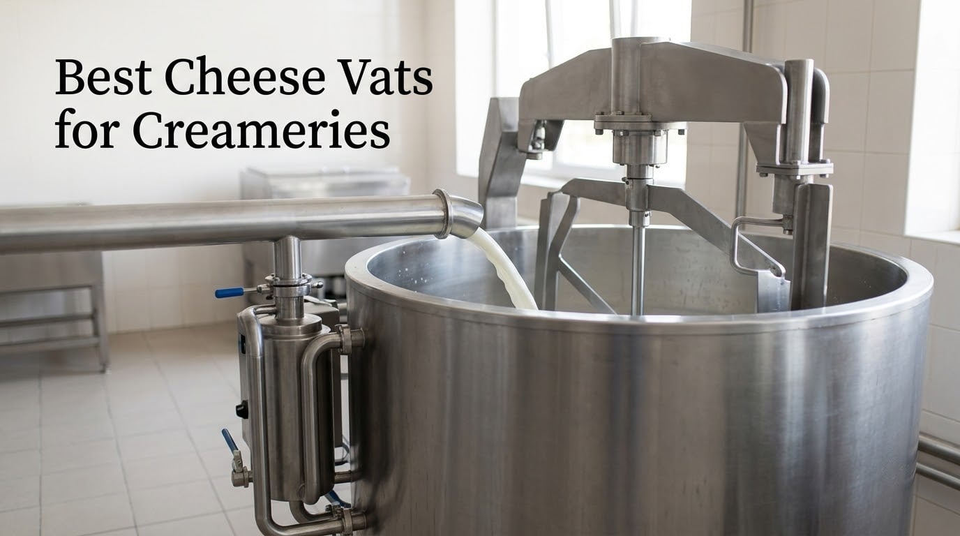 Best Cheese Vats for Creameries