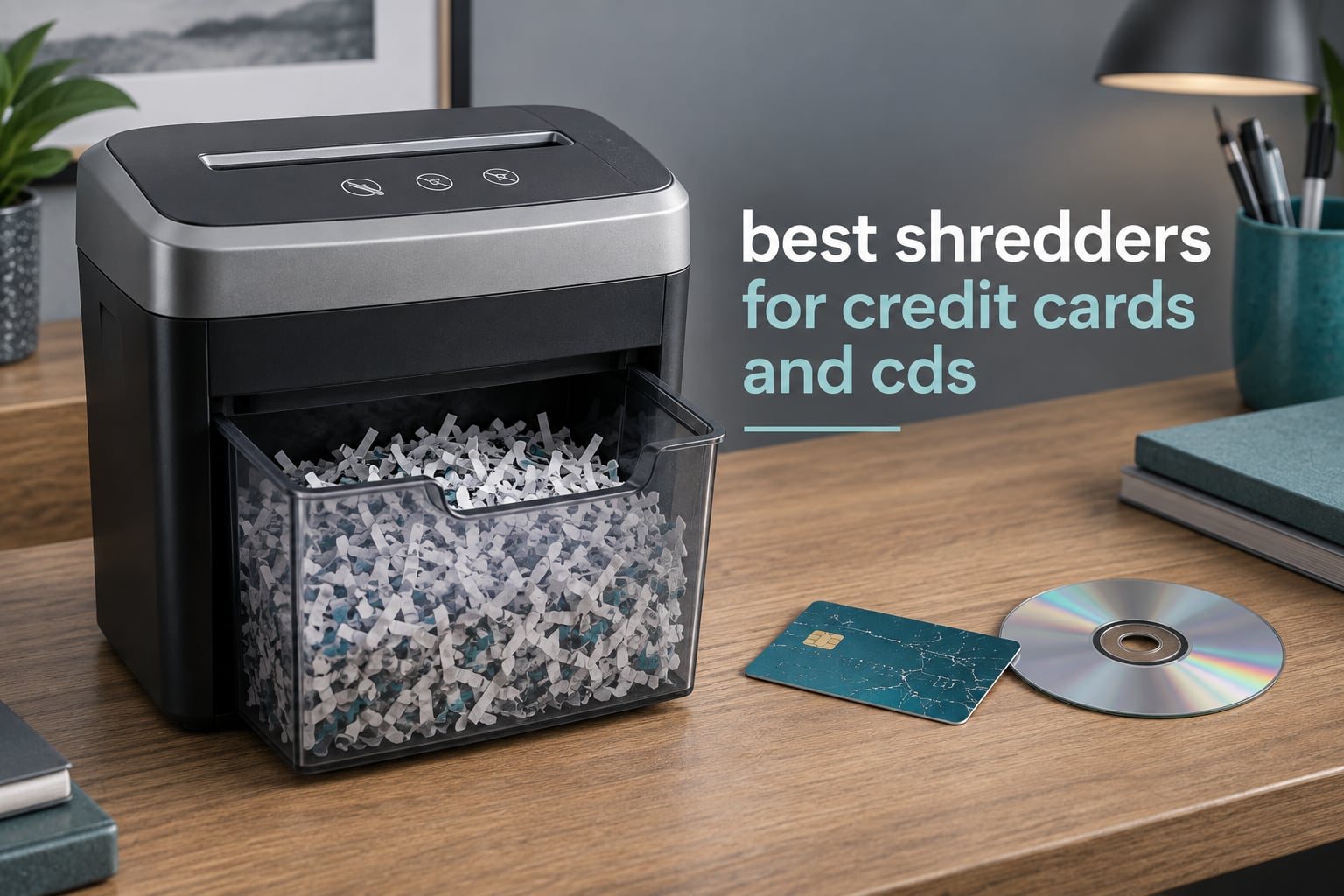 best shredders for credit cards and cds