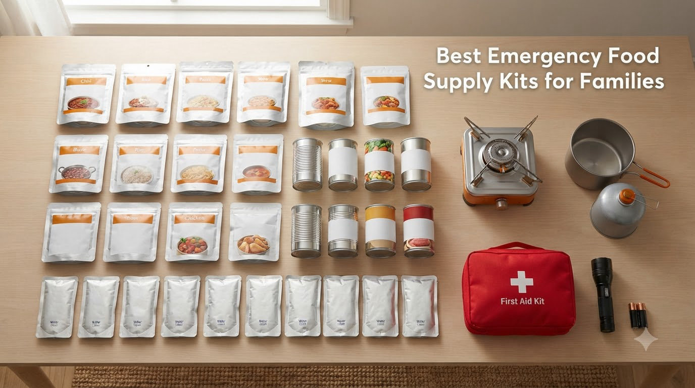 Best Emergency Food Supply Kits for Families