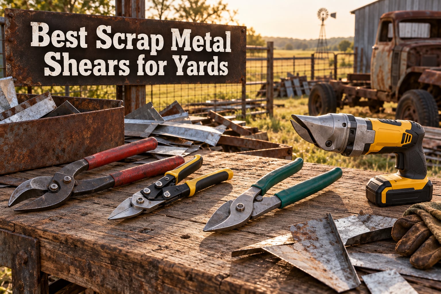 Best Scrap Metal Shears for Yards